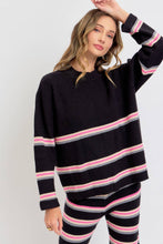 STRIPED KNIT TOP/SWEATER AND PANT