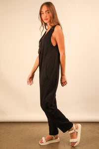 Casual Knit Baggy Jumpsuit