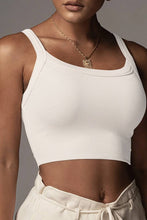 TIGHT FIT KNIT CROP TANK TOP