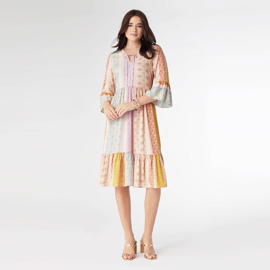 Willow Light Pastel Tiered Dress