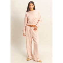 Basics High-Waisted Straight-Cut Drawstring Pants