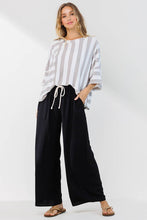 Solid Wide Leg Pants with Pockets