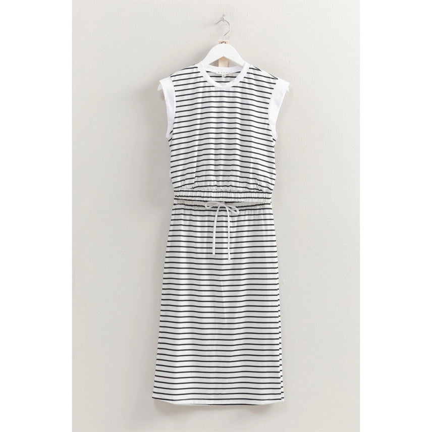 Striped Midi Skirt ( Top Sold Separately )