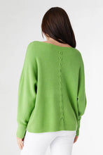 Relaxed Ciana Pullover Sweater With Lattice Back