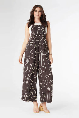 Rhoda Printed Wide Leg Jumpsuit