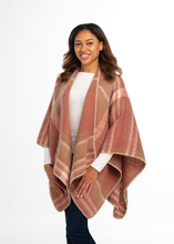 Whipstitch Plaid Wrap