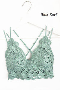 Plus Crochet Lace Bralette