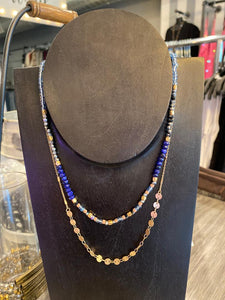 Sequin And Beaded Necklace