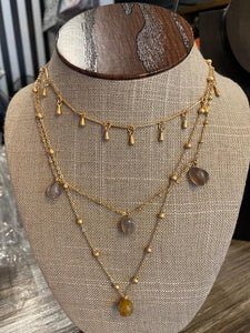 Stone Layer Necklace