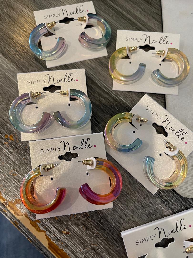 Ombre Hoop Earrings