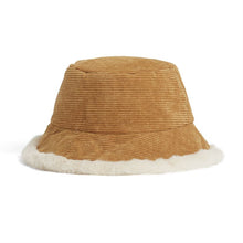 Faux Fur Corduroy Bucket Hat