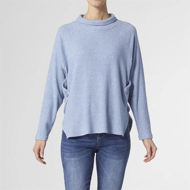 Teagan Ribbed Mock Neck Sweater