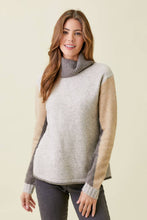 Color Block Sweater Top