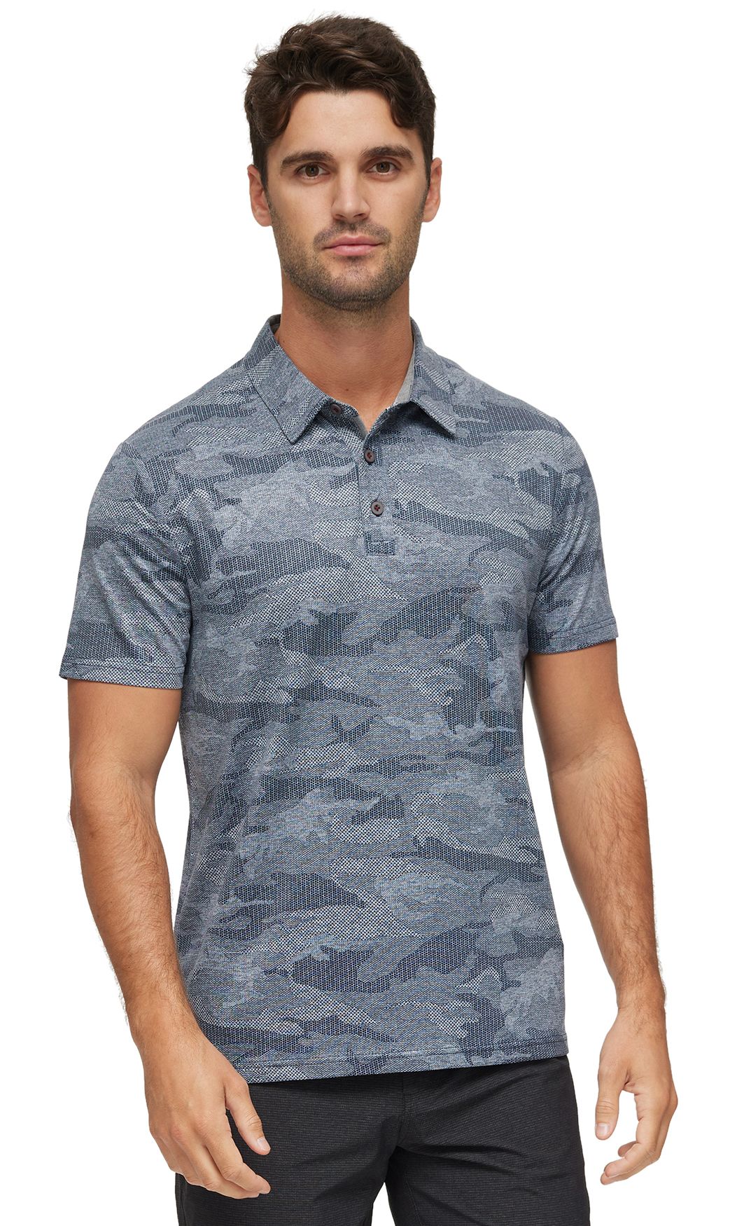 Destin Camo Dot Performance Polo