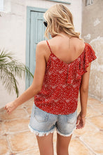 Irregular Sleeve Patterned Casual Top