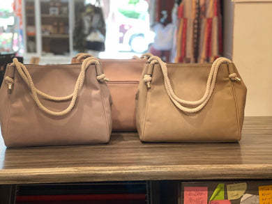 Suede Neutral Hobo Bag