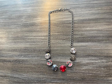 ohio state necklace